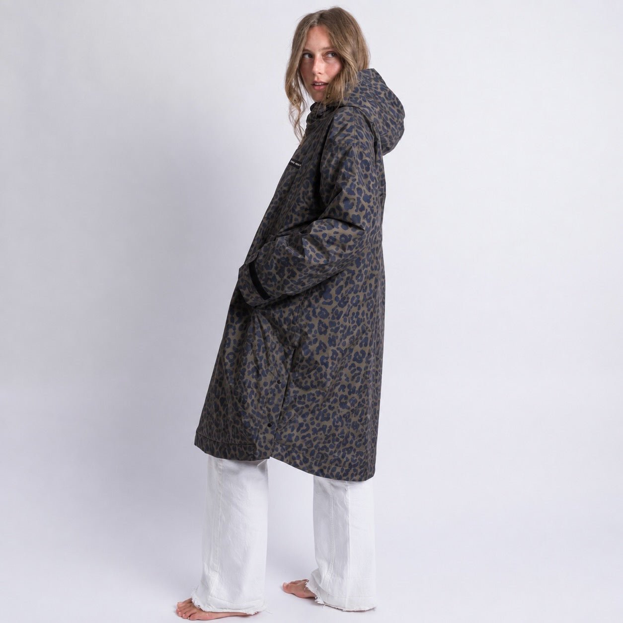 Rain Parka leo navy-olive/navy - VIVI MARI