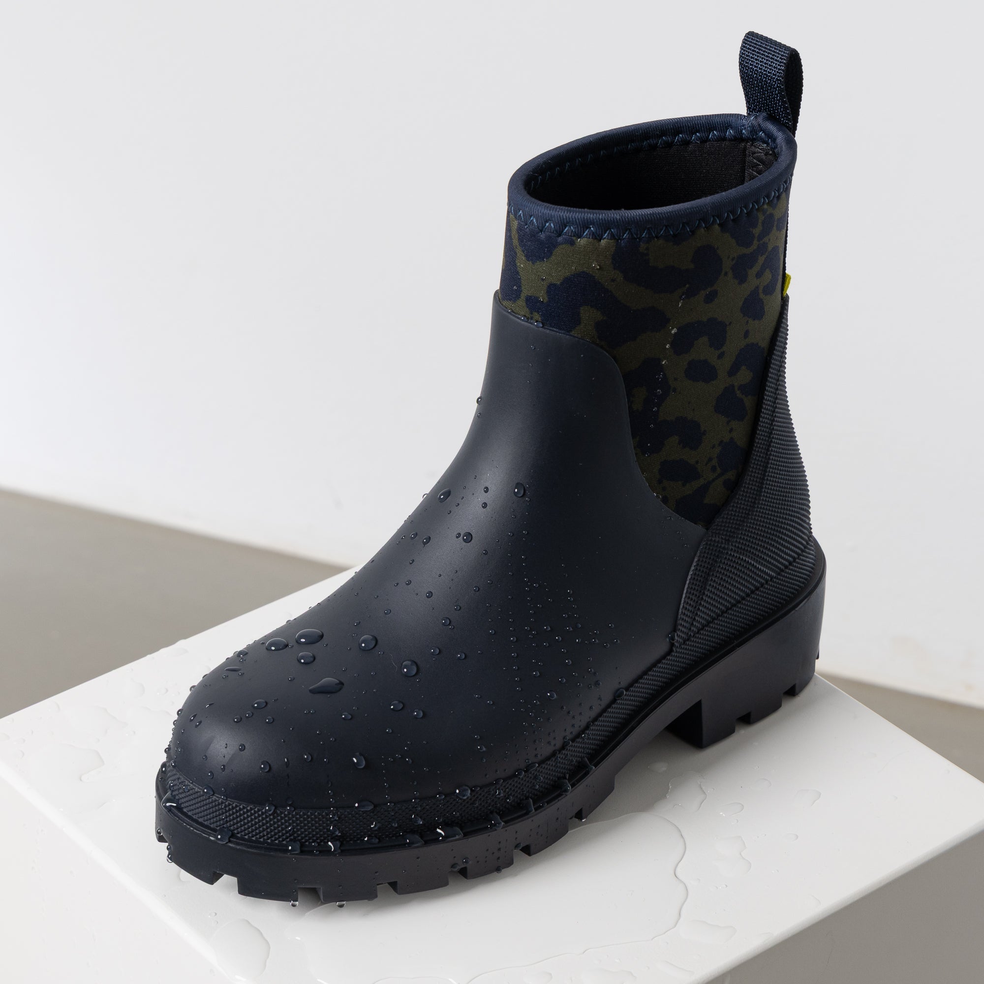 Rainboots short navy/leo navy - olive - VIVI MARI