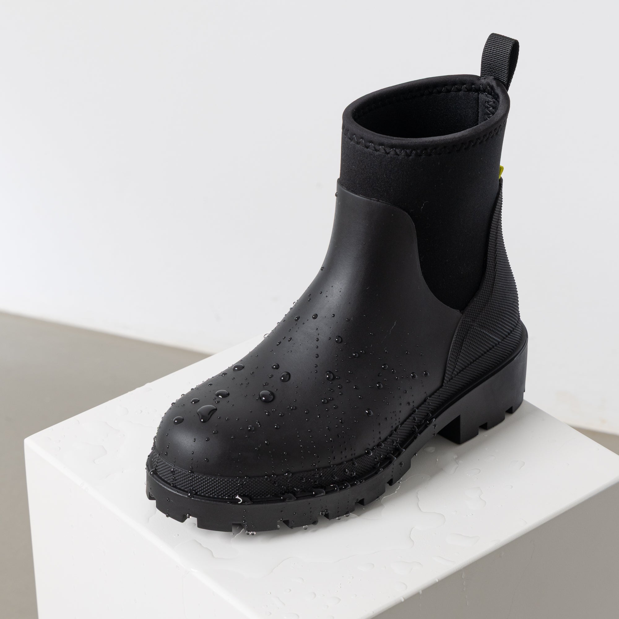 Rainboots short solid black - VIVI MARI