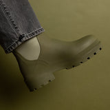 Rainboots short solid pale olive - VIVI MARI