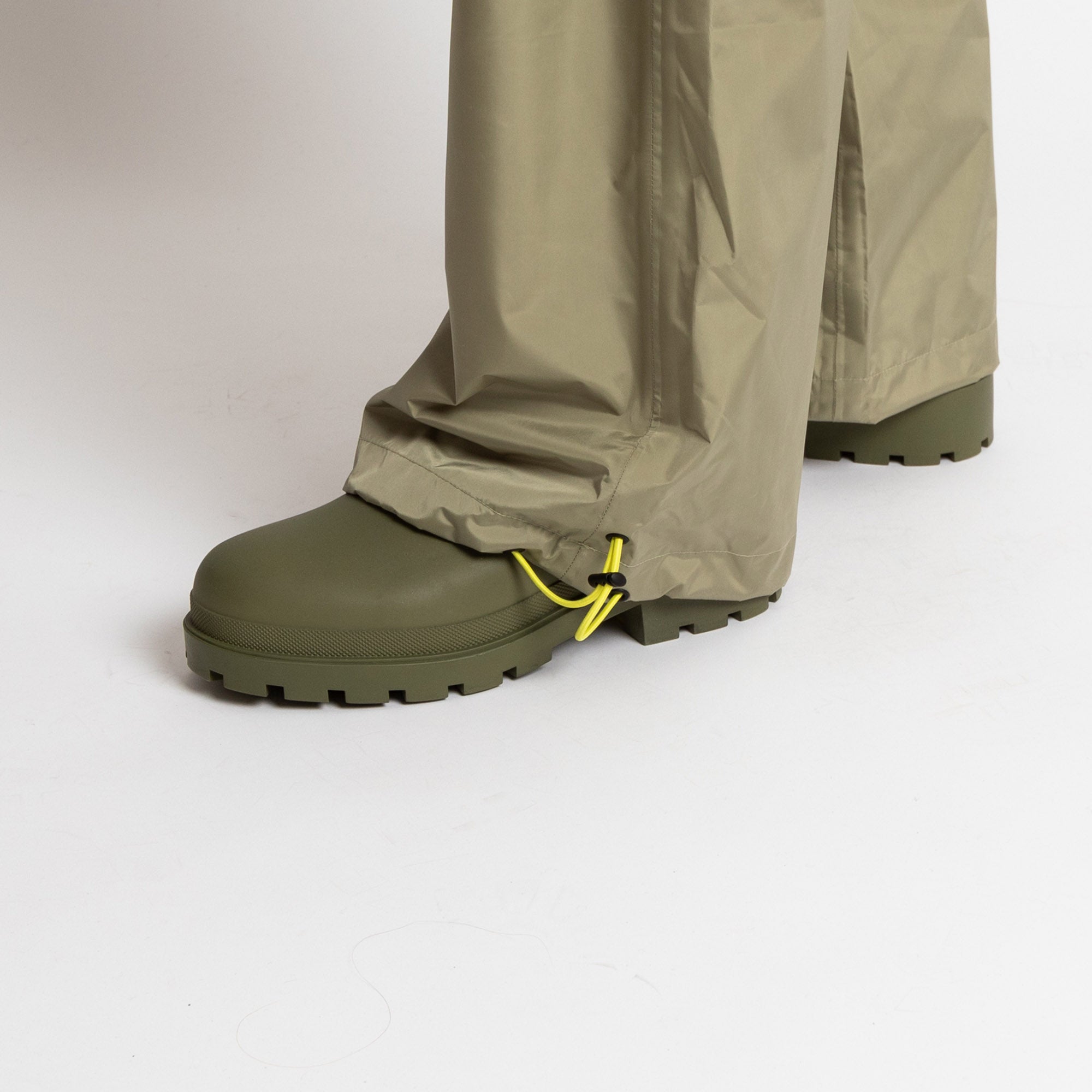 Rainboots short solid pale olive - VIVI MARI