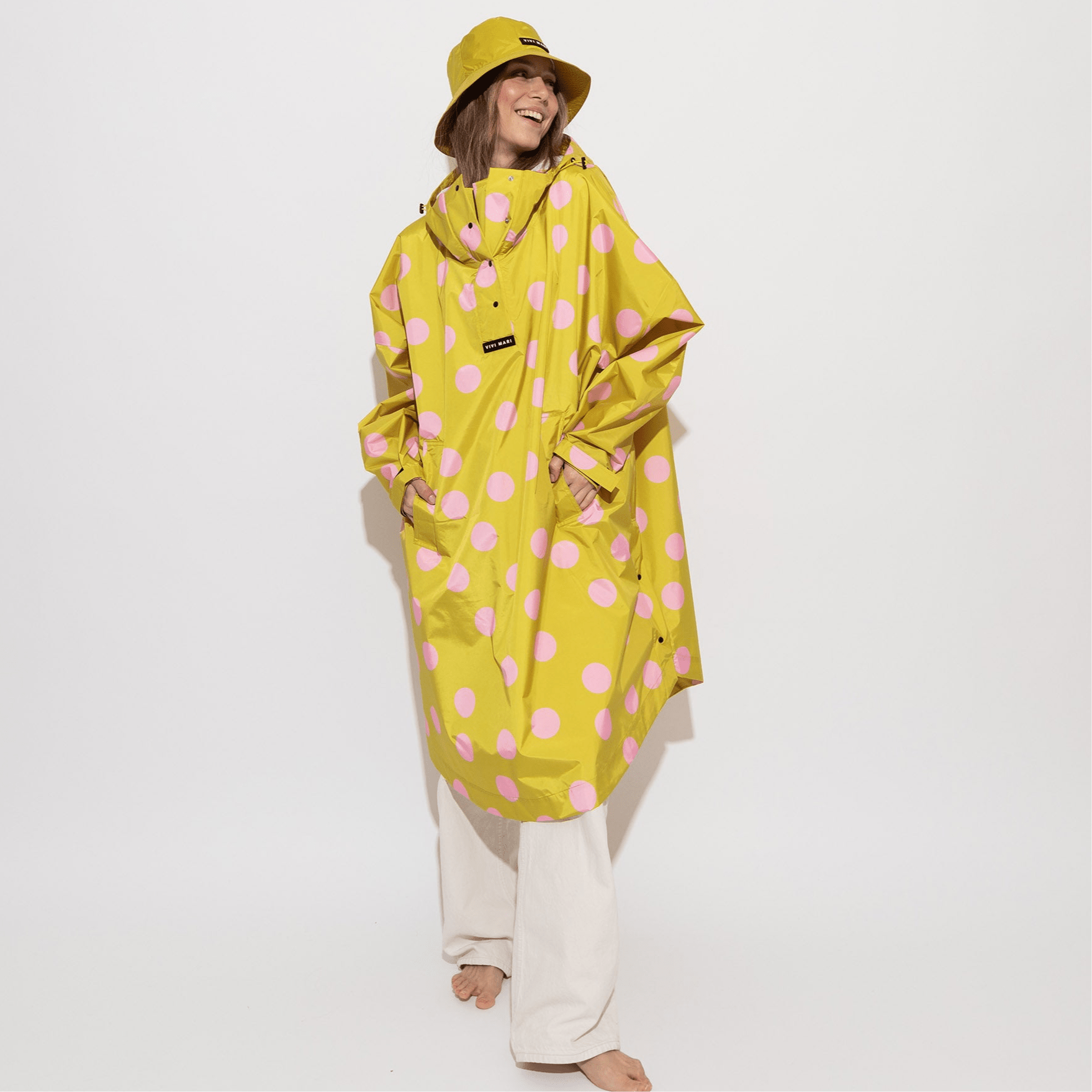 Raincoat dots citrus/rosé - VIVI MARI