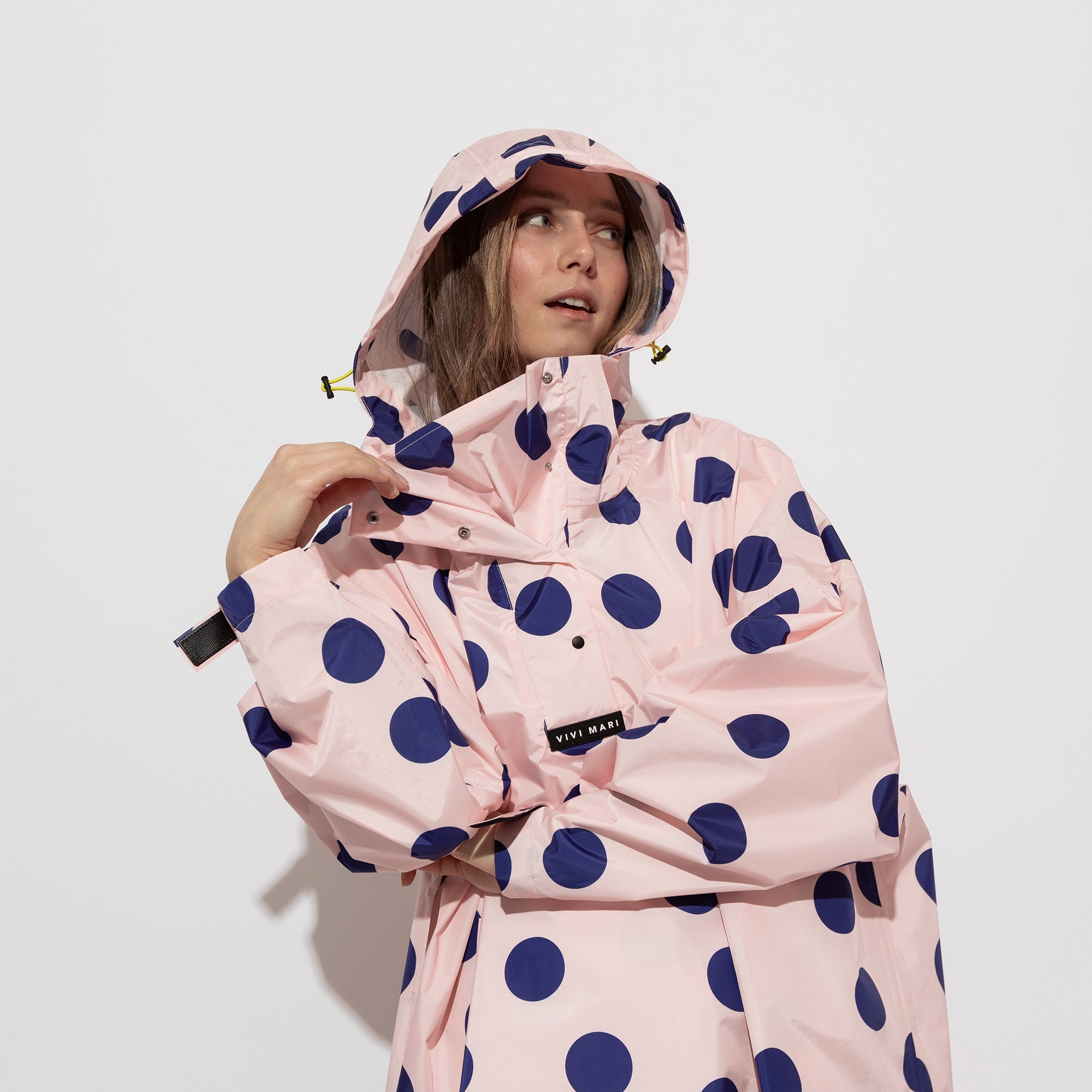 Raincoat dots powder/blue - VIVI MARI