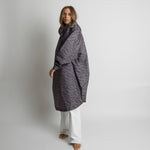 Raincoat leo splashes dark grey/ash plum - VIVI MARI