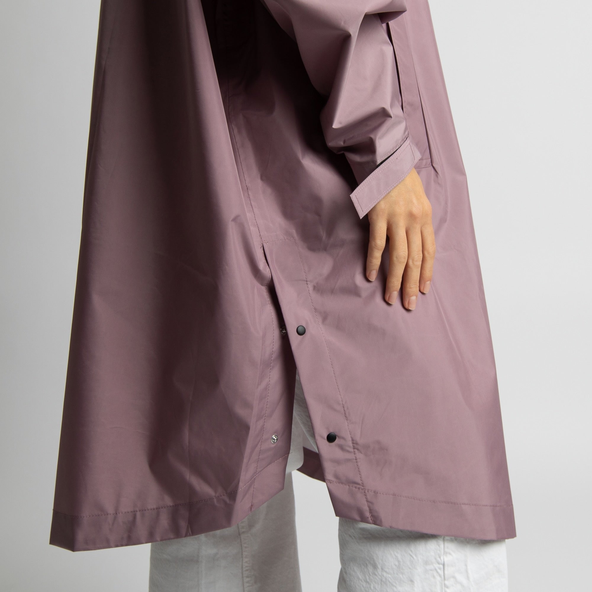 Raincoat solid ash plum - VIVI MARI
