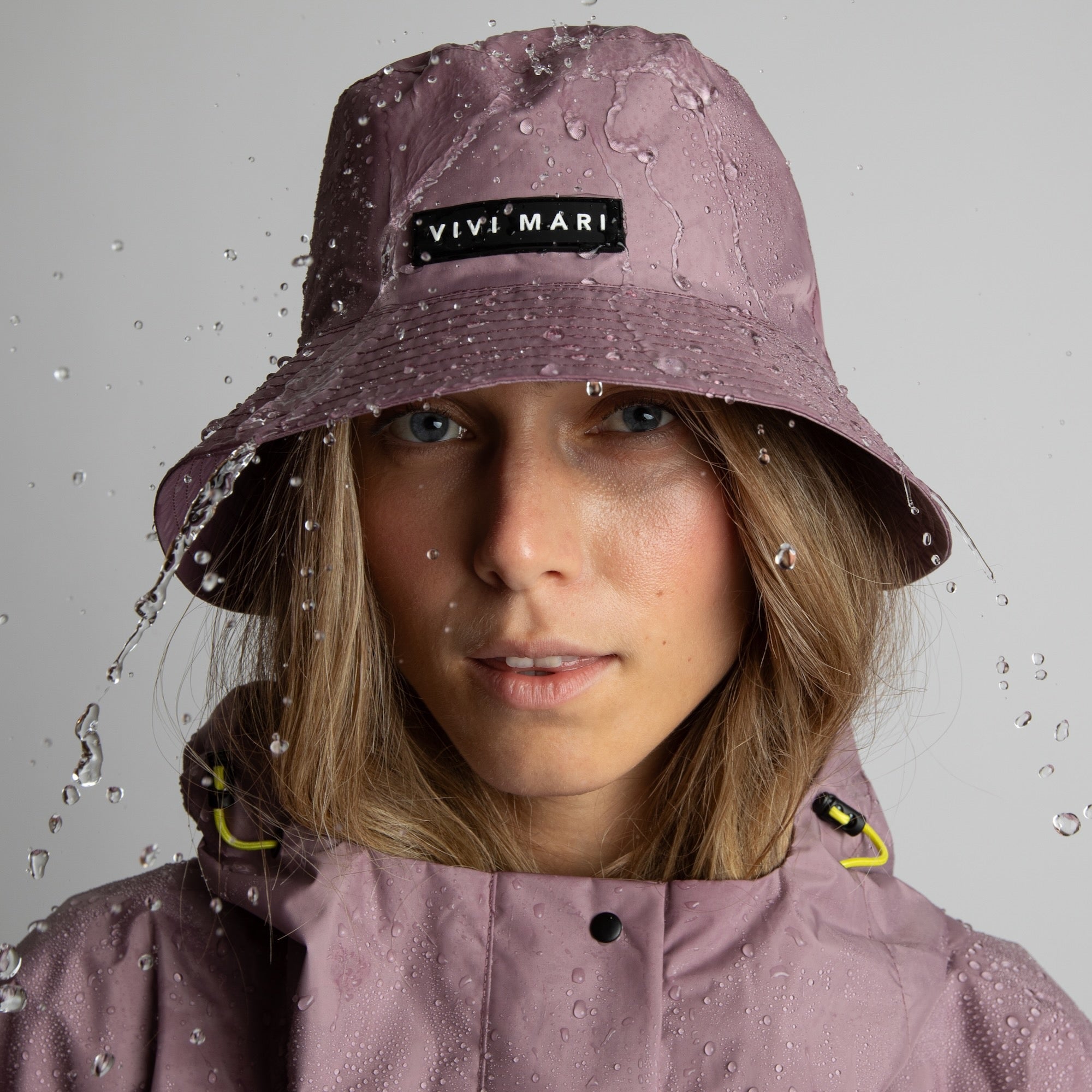Raincoat solid ash plum - VIVI MARI