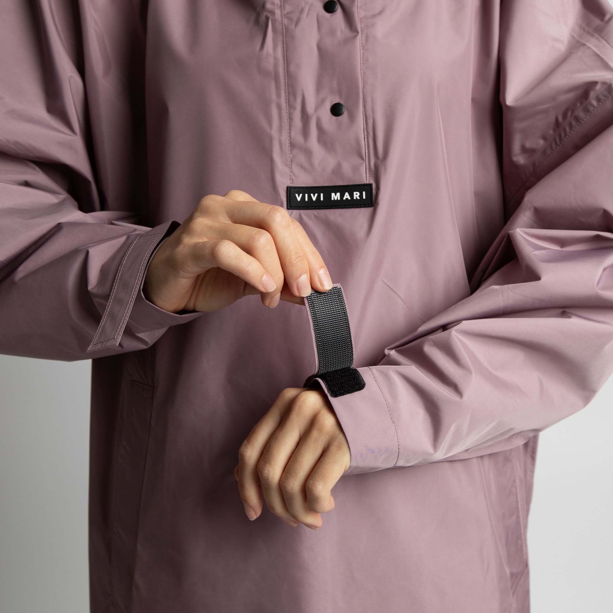 Raincoat solid ash plum - VIVI MARI