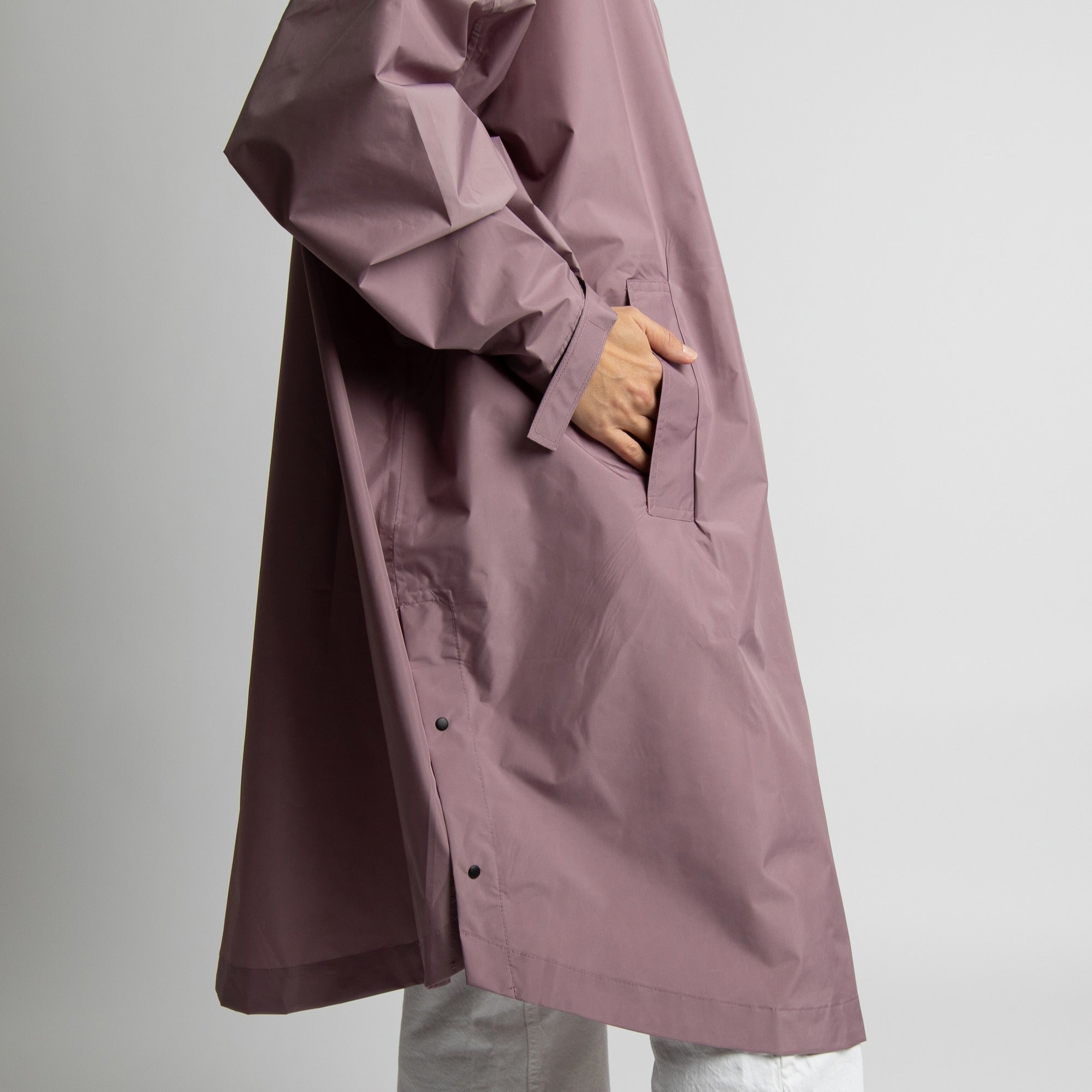 Raincoat solid ash plum - VIVI MARI