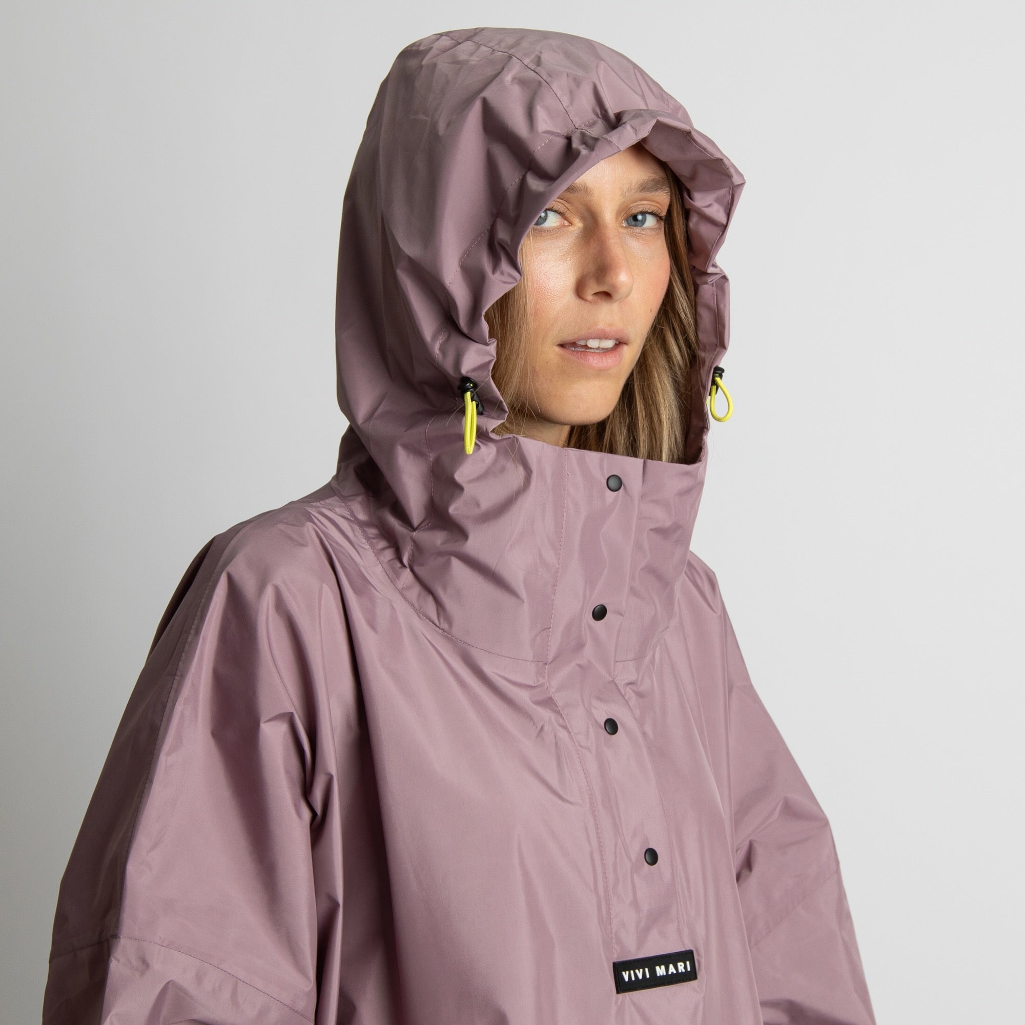 Raincoat solid ash plum - VIVI MARI