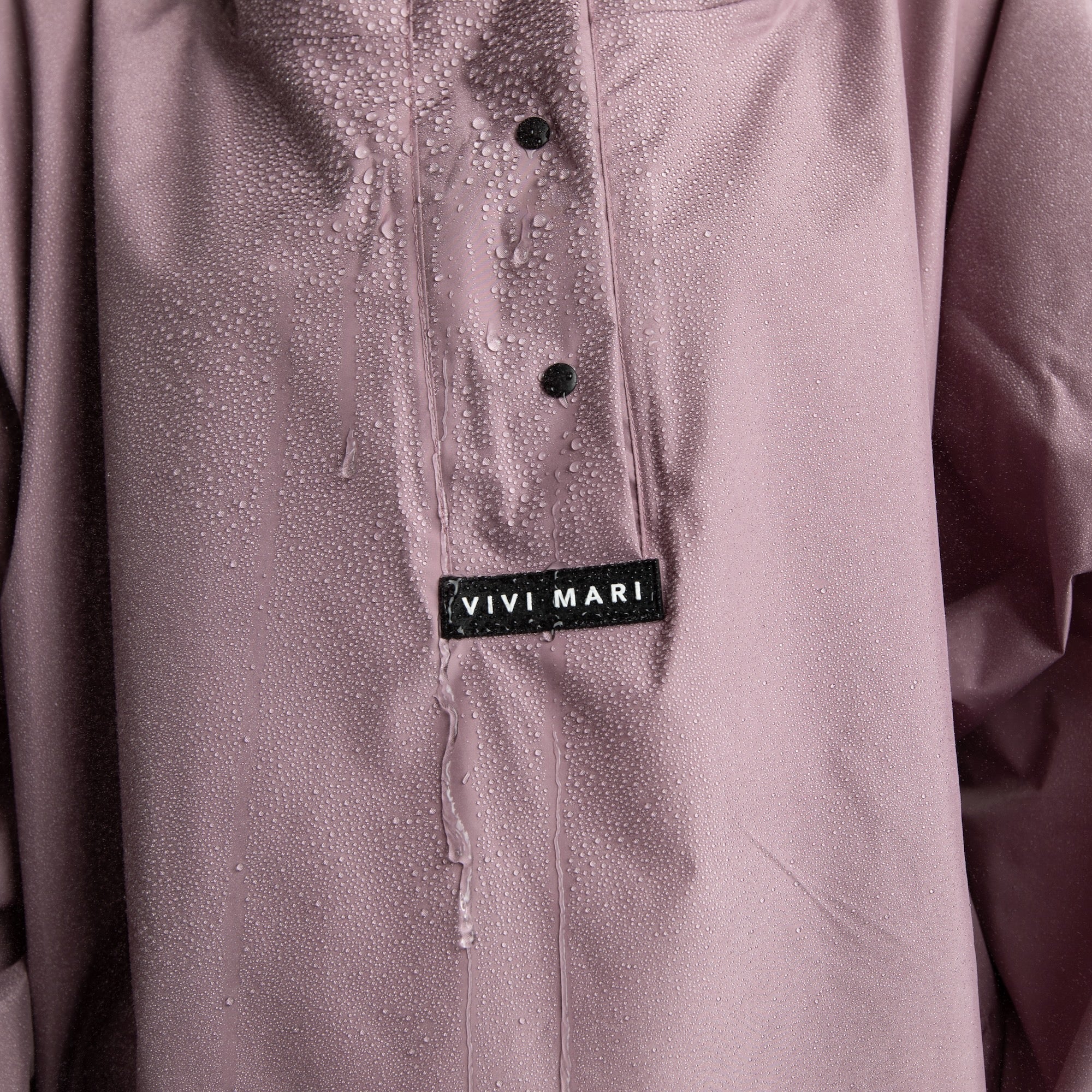 Raincoat solid ash plum - VIVI MARI