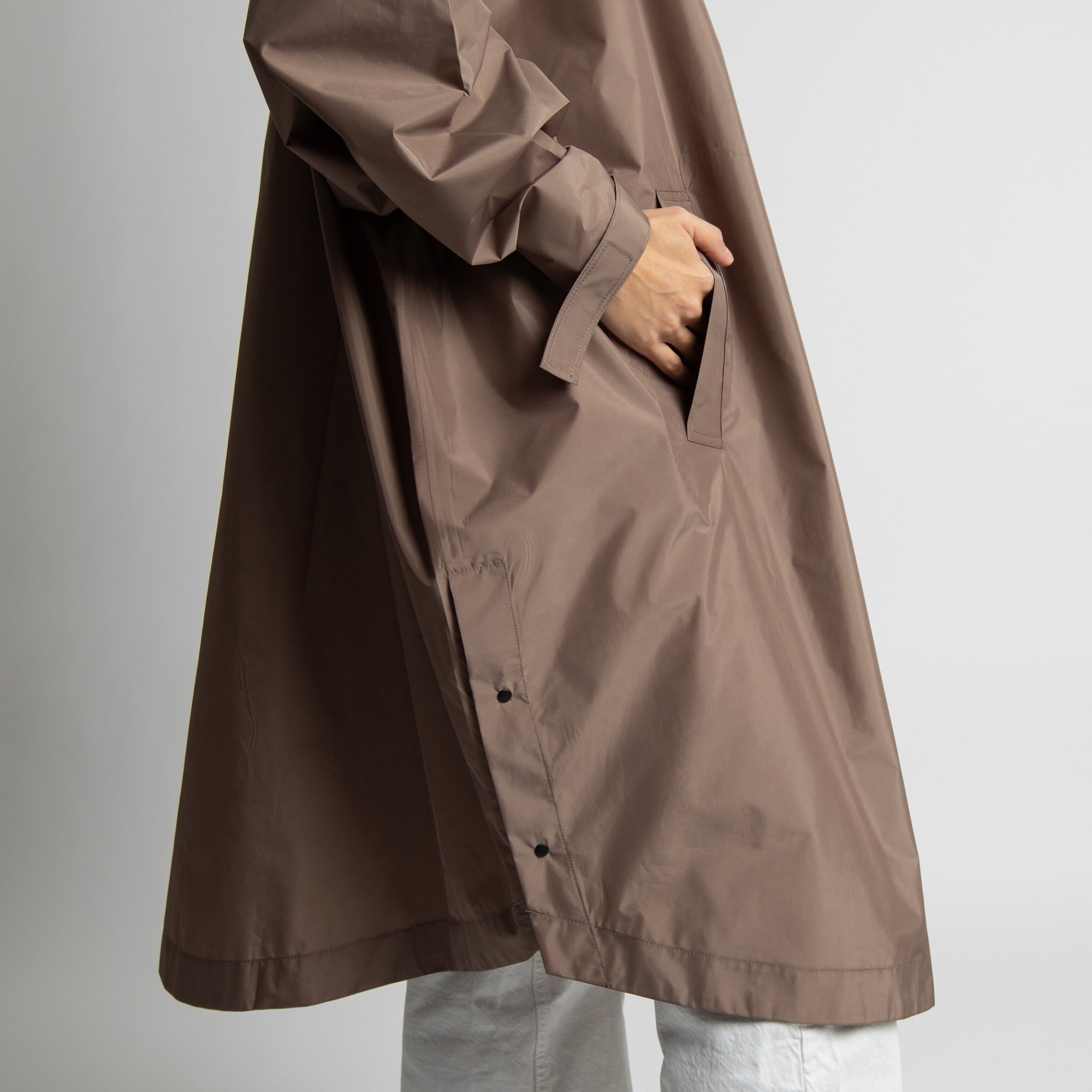 Raincoat solid dark mushroom - VIVI MARI