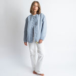 Reversible Bomber Jacket - ash blue/sand - VIVI MARI