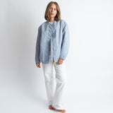 Reversible Bomber Jacket - ash blue/sand - VIVI MARI