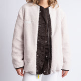 Reversible Bomber Jacket - chocolate/sand - VIVI MARI