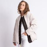 Reversible Bomber Jacket - chocolate/sand - VIVI MARI