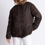 Reversible Bomber Jacket - chocolate/sand - VIVI MARI
