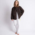 Reversible Bomber Jacket - chocolate/sand - VIVI MARI