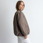 Reversible Bomber Jacket - dark mushroom/mushroom - VIVI MARI