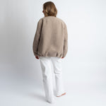 Reversible Bomber Jacket - dark mushroom/mushroom - VIVI MARI