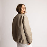 Reversible Bomber Jacket - stone/leo stone - sand - VIVI MARI