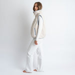 Reversible Bomber Vest - ash blue/sand - VIVI MARI