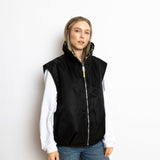 Reversible Bomber Vest - black/leo black - sand - VIVI MARI