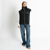 Reversible Bomber Vest - olive/leo navy - olive - VIVI MARI