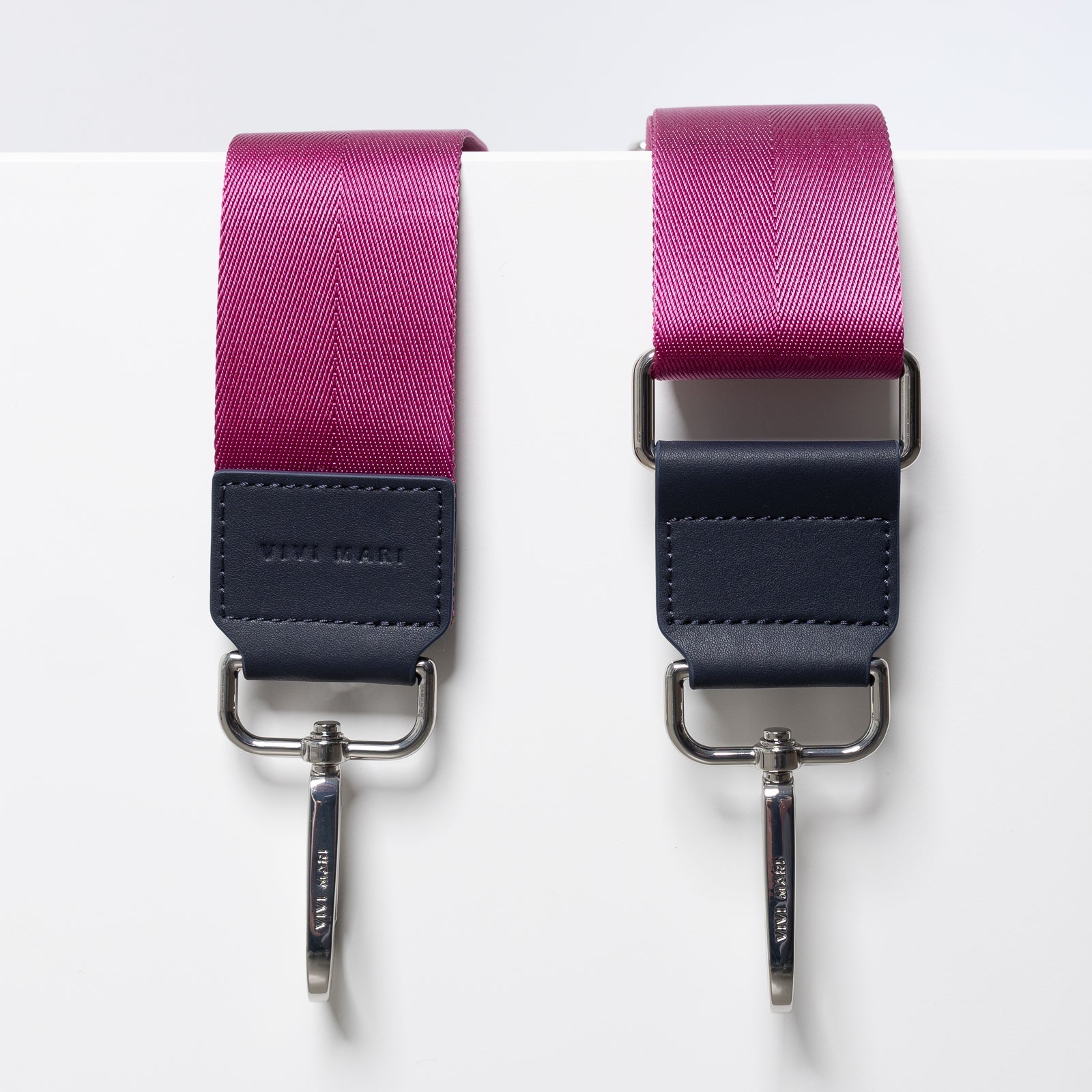 strap deep magenta - navy - VIVI MARI