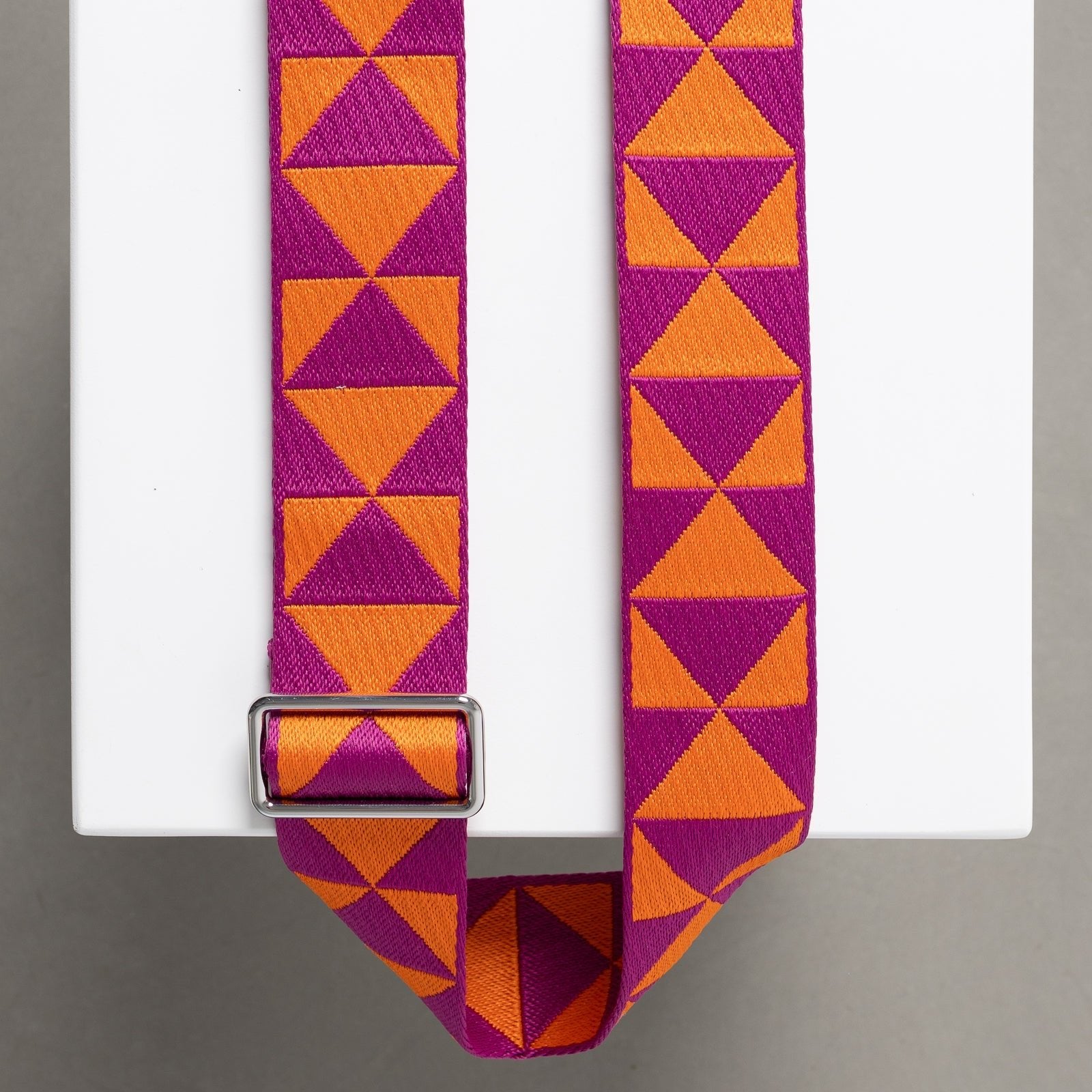 strap triangles magenta/orange - navy - VIVI MARI