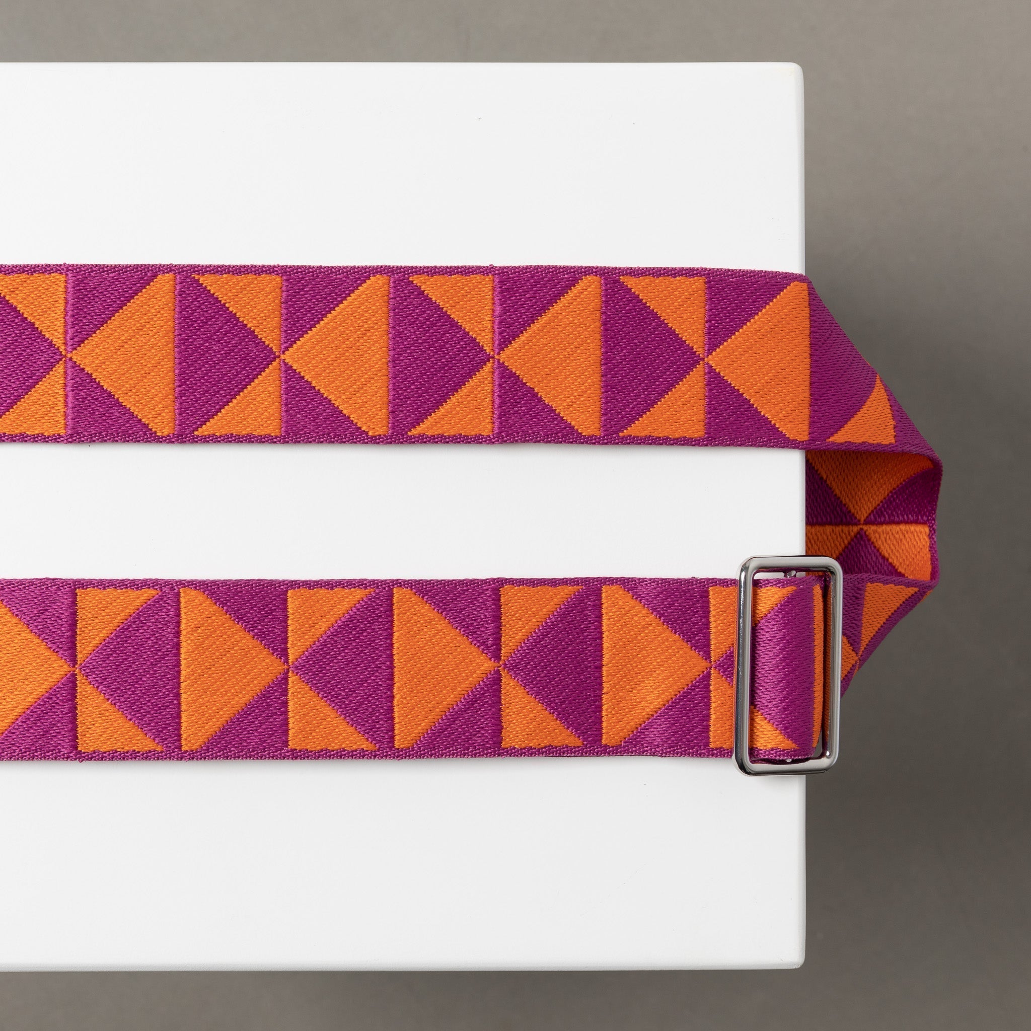 strap triangles magenta/orange - stone - VIVI MARI