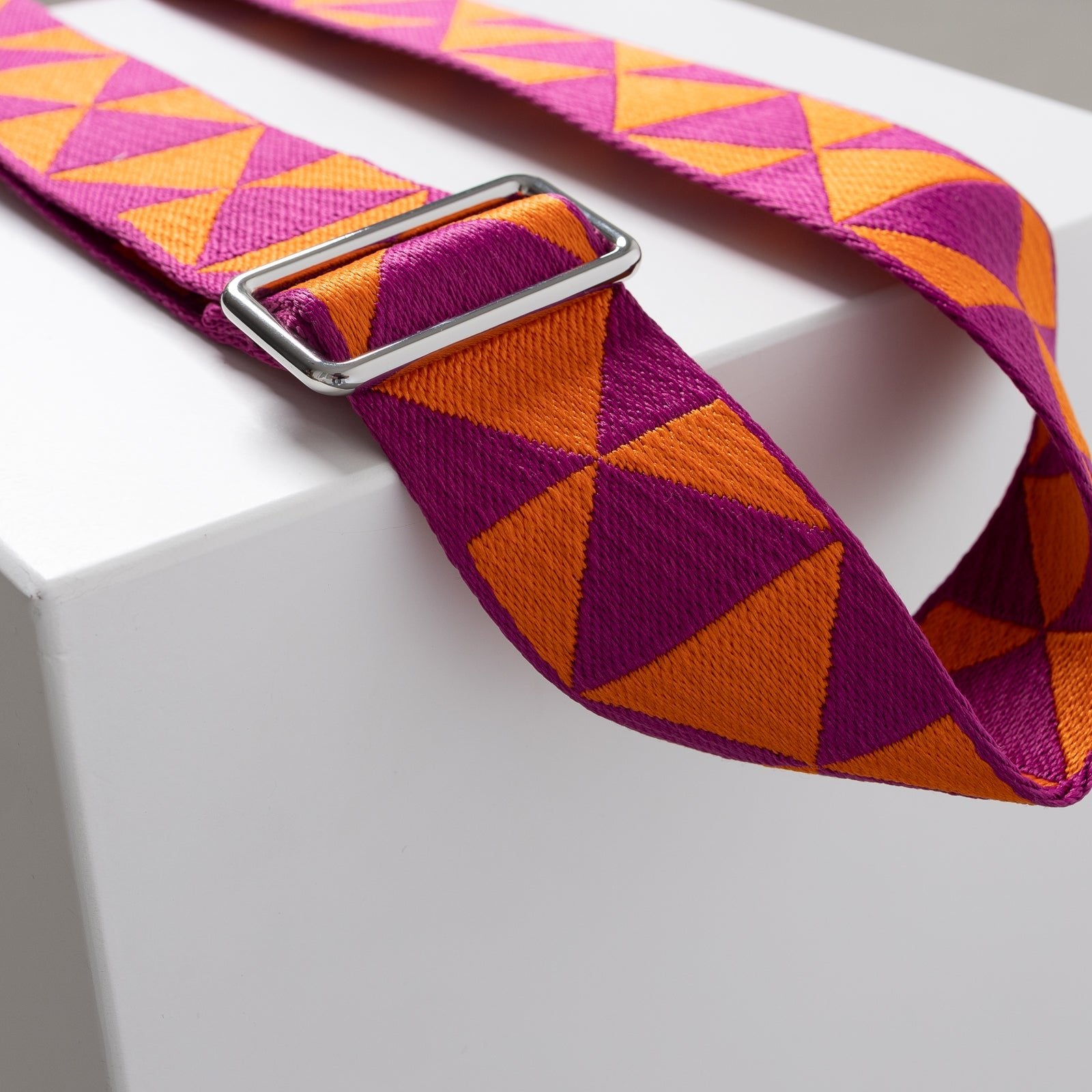 strap triangles magenta/orange - stone - VIVI MARI