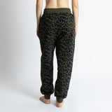 Sweat Pants - leo splashes navy/olive - VIVI MARI