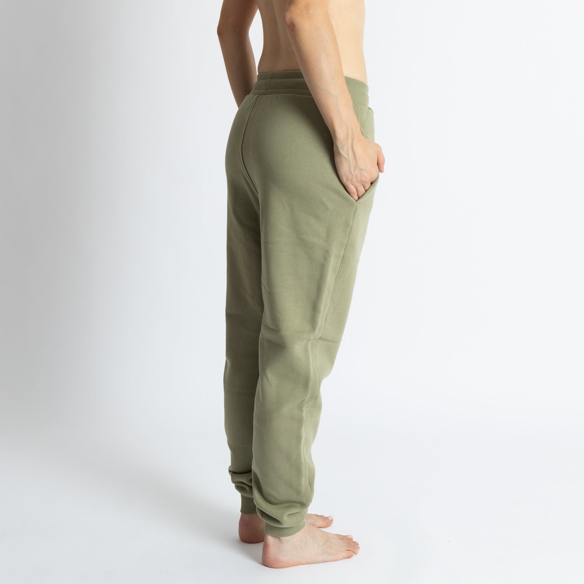 Sweat Pants - solid pale olive - VIVI MARI