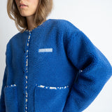 Teddy Fleece Jacket - blue - VIVI MARI