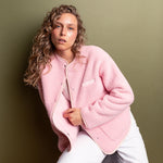 Teddy Fleece Jacket - candy pale pink - VIVI MARI