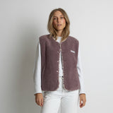 Teddy Fleece Vest - ash plum - VIVI MARI