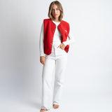 Teddy Fleece Vest - true red - VIVI MARI