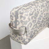 Toiletry Bag large - leo splashes grey/sand - VIVI MARI