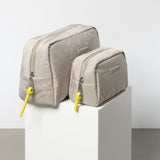 Toiletry Bag small - stone - VIVI MARI