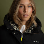 Winter Parka black/leo black - sand - VIVI MARI