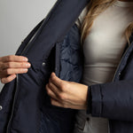 Winter Parka navy/leo navy - olive - VIVI MARI