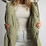 Winter Parka pale olive/sand - VIVI MARI