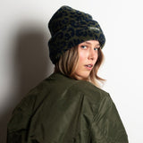 Beanie Teddy - leo navy/olive - VIVI MARI