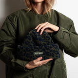 Beanie Teddy - leo navy/olive - VIVI MARI