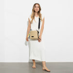 Bucket Bag Straw - black - VIVI MARI