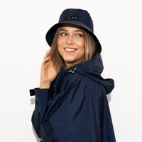 Bucket Hat solid navy
