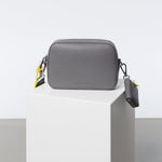 crossbody bag small + strap basic woven - taupe - VIVI MARI