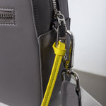 crossbody bag + strap basic woven - taupe - VIVI MARI