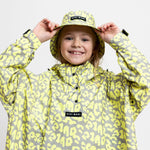 Kids Bucket Hat leo splashes yellow/grey - VIVI MARI