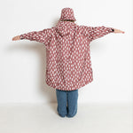 Kids Raincoat drops mauve/white - VIVI MARI